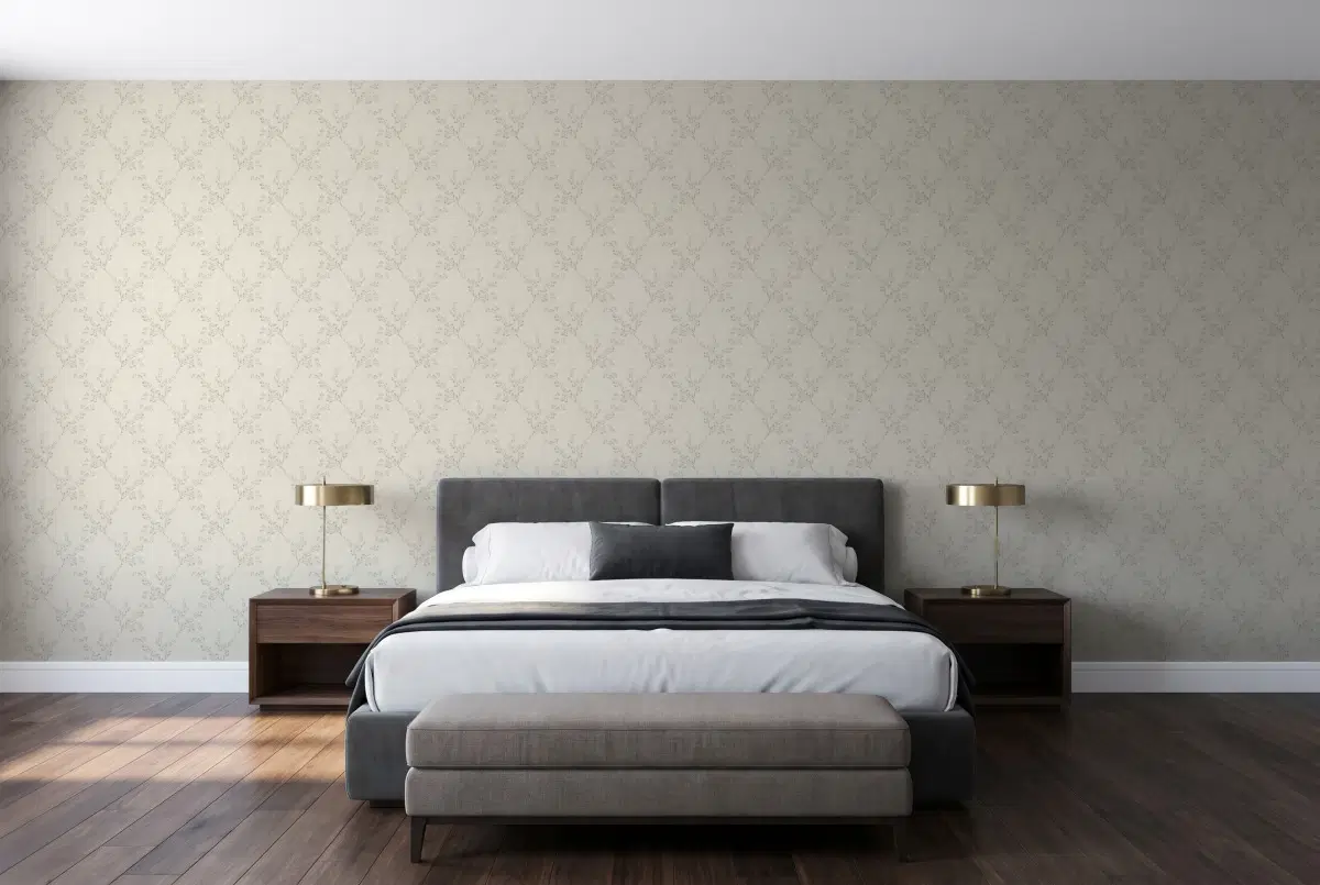Шпалери Zambaiti Satin flowers 2 66832 в інтер'єрі