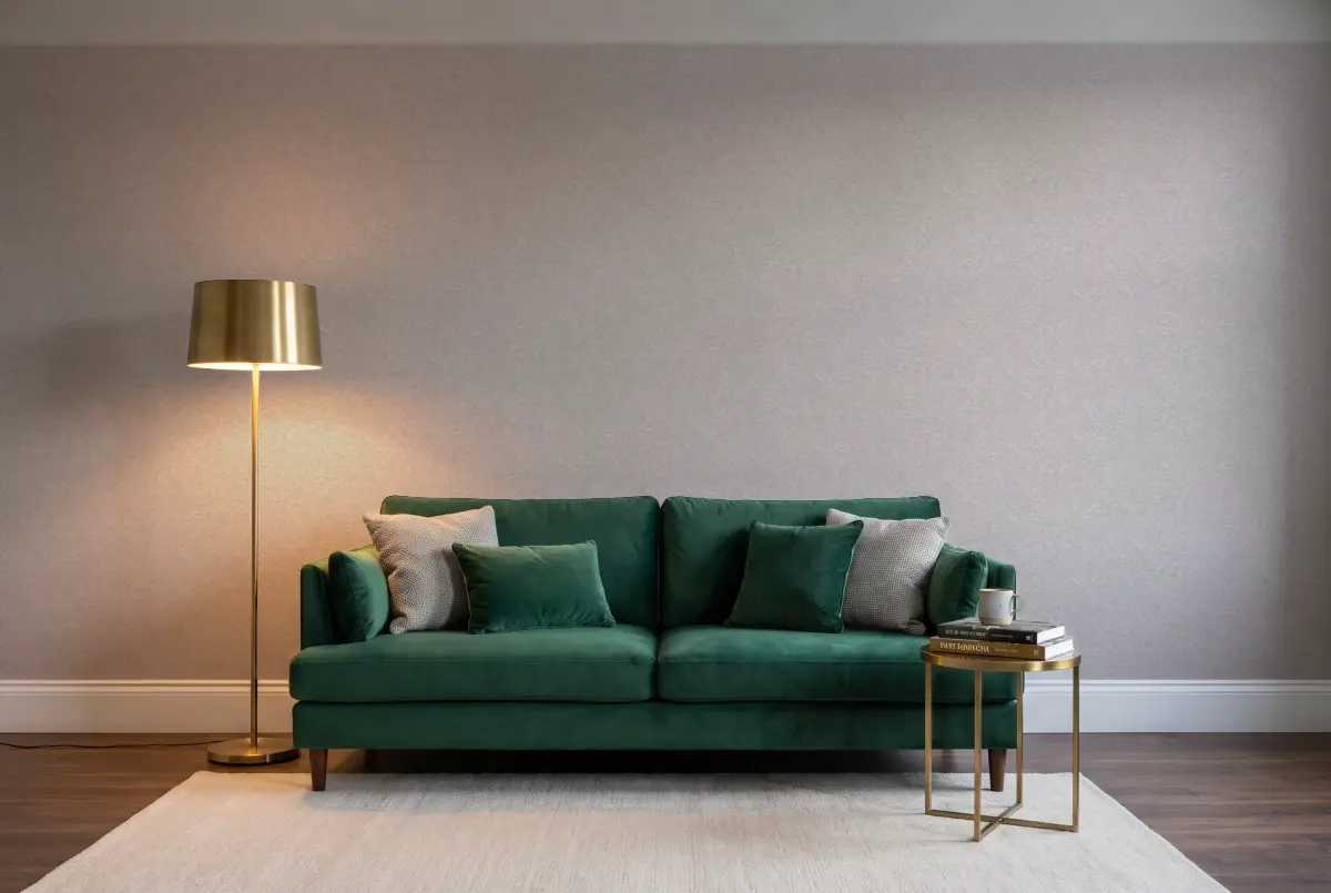 Vinil LIANA UNI 250846 в інтер'єрі