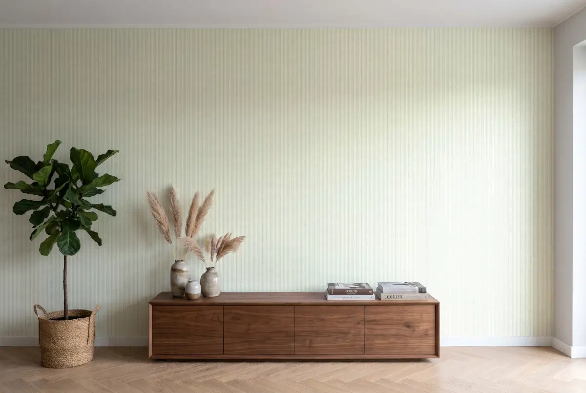 Шпалери A.S. Création MC рядочок салатовий 39076-5 в інтер'єрі