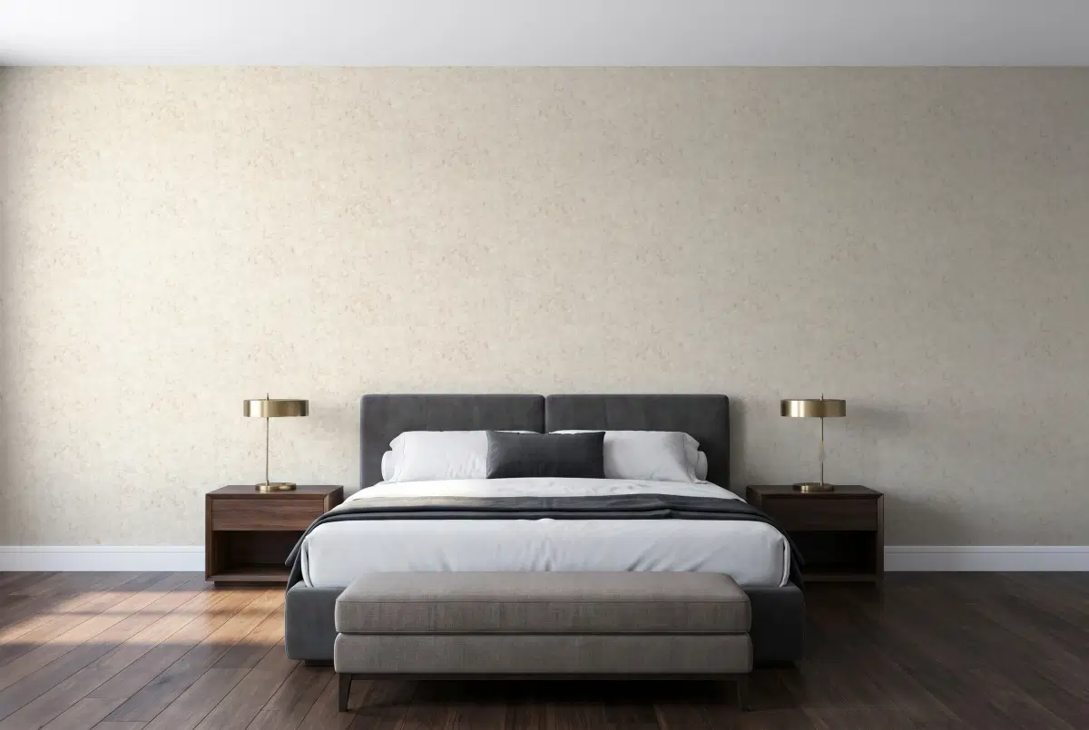 Шпалери Texdecor Beton2 бетон темно-сіре золото BTO101482320 в інтер'єрі