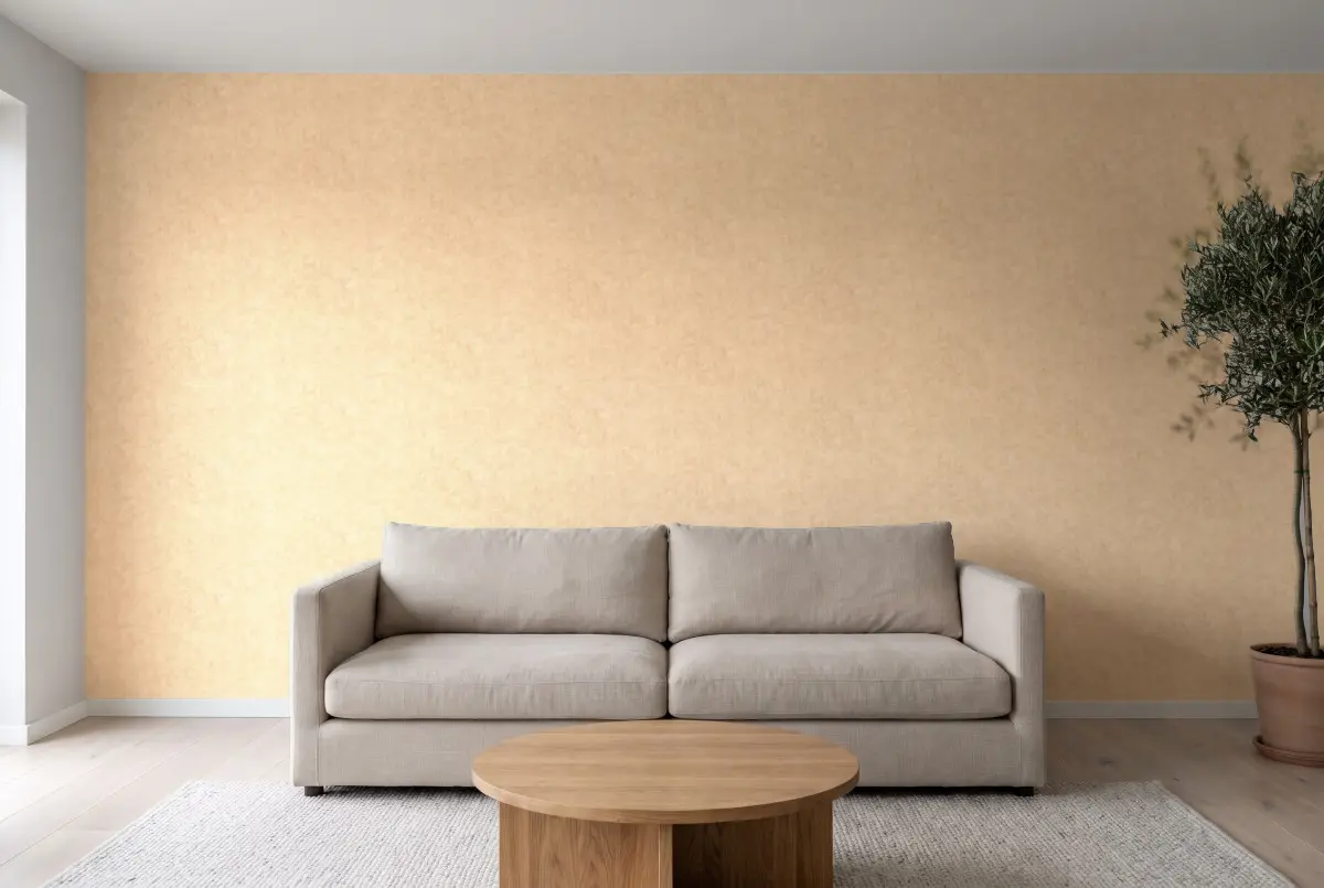 Шпалери Texdecor Beton2 бетон ніжний персик BTO101482446 в інтер'єрі