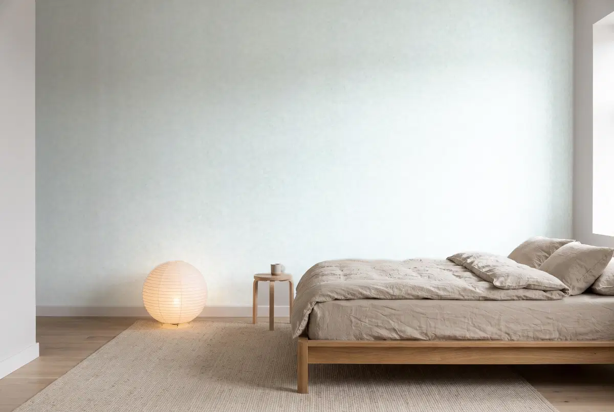Шпалери Texdecor Beton2 бетон блідо-блакитний BTO101486012 в інтер'єрі