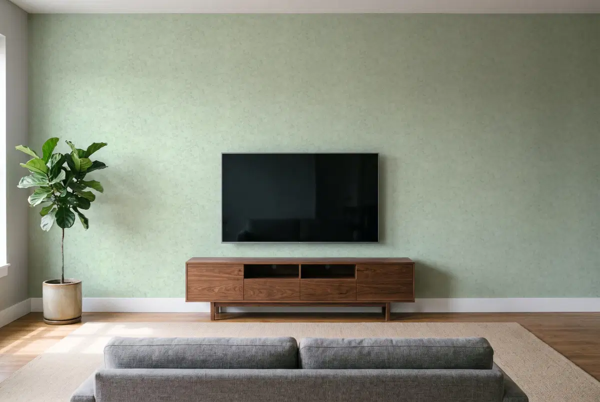 Шпалери Texdecor Beton2 бетон зелений BTO101487332 в інтер'єрі