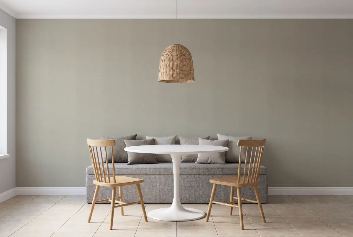Шпалери Texdecor LINEN2 димчасто-сірий LNI103221819 в інтер'єрі