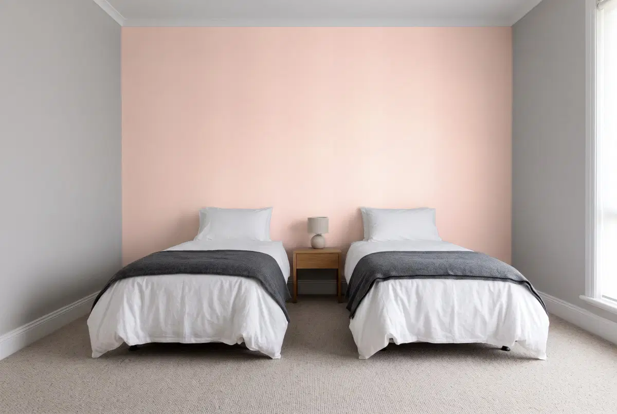 Шпалери Texdecor LINEN2 пудрова роза LNI103224076 в інтер'єрі