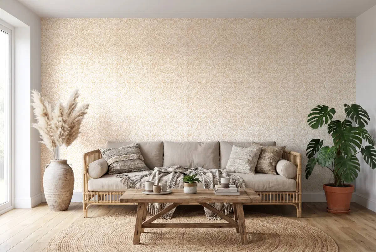 Шпалери Texdecor Mystery дубок крем MYY101611111 в інтер'єрі