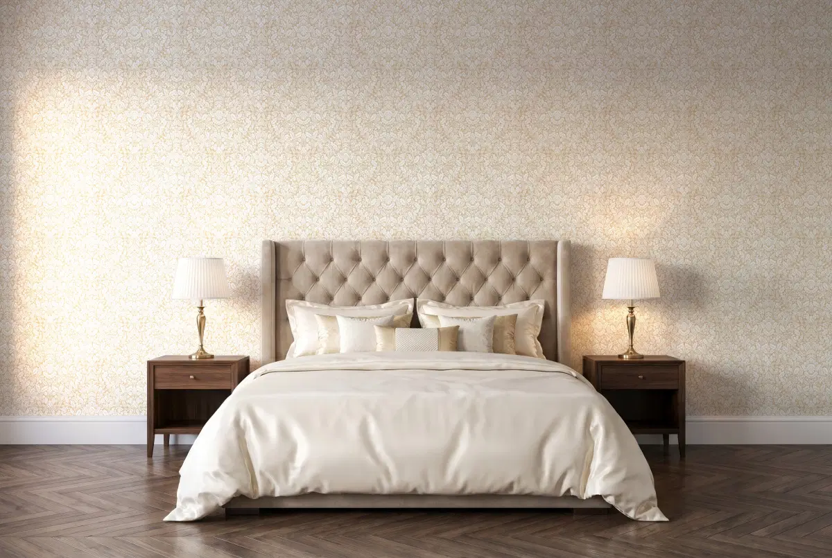 Шпалери Texdecor Mystery дубок крем MYY101611111 в інтер'єрі