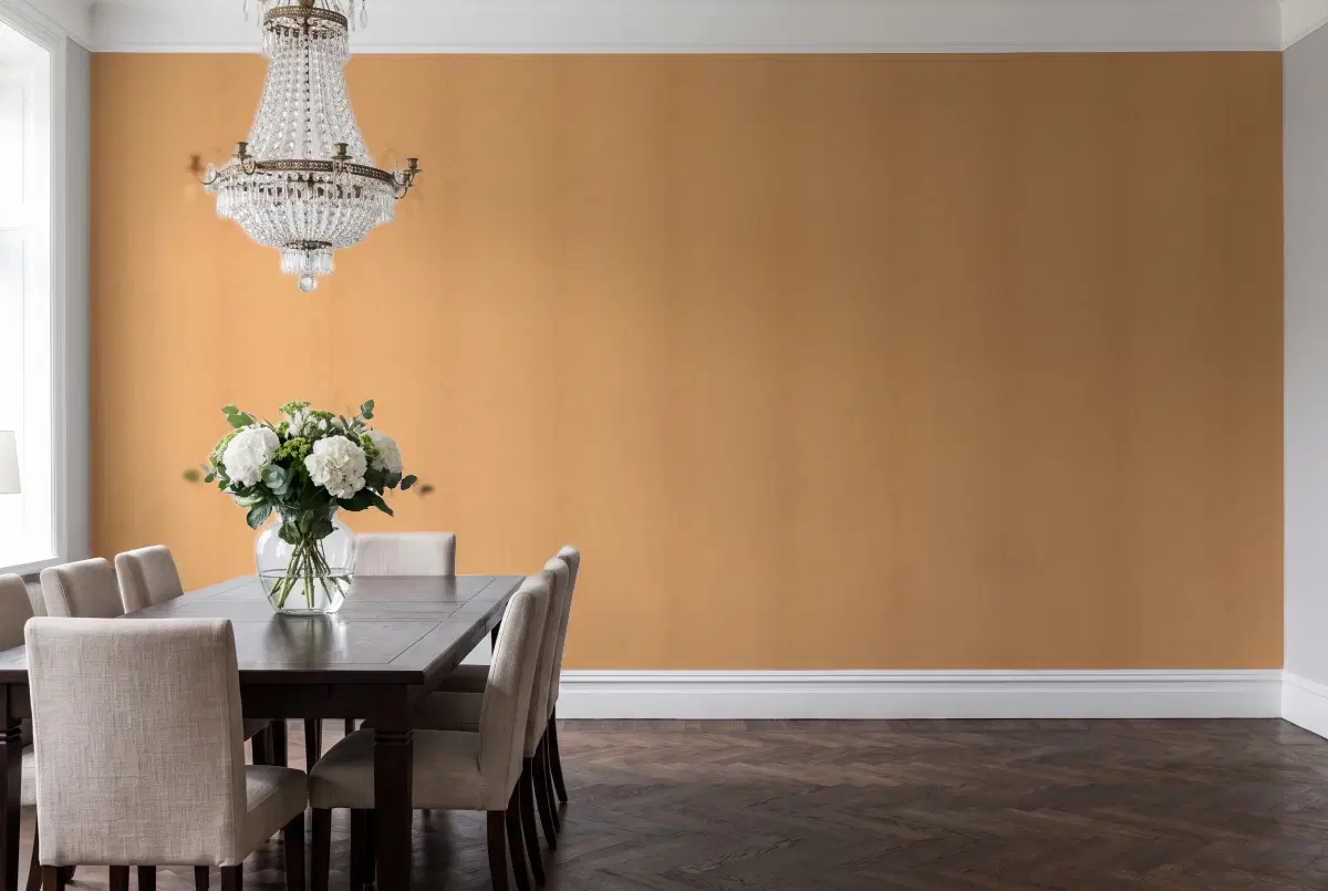 Шпалери Texdecor Natte рогожка рыжая NAE101572490 в інтер'єрі