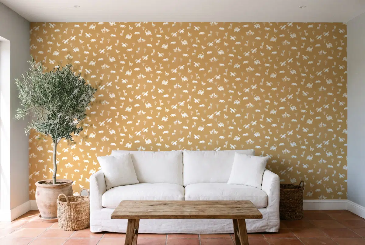 Texdecor Our Planet динозавры песок OUP101932112 в інтер'єрі