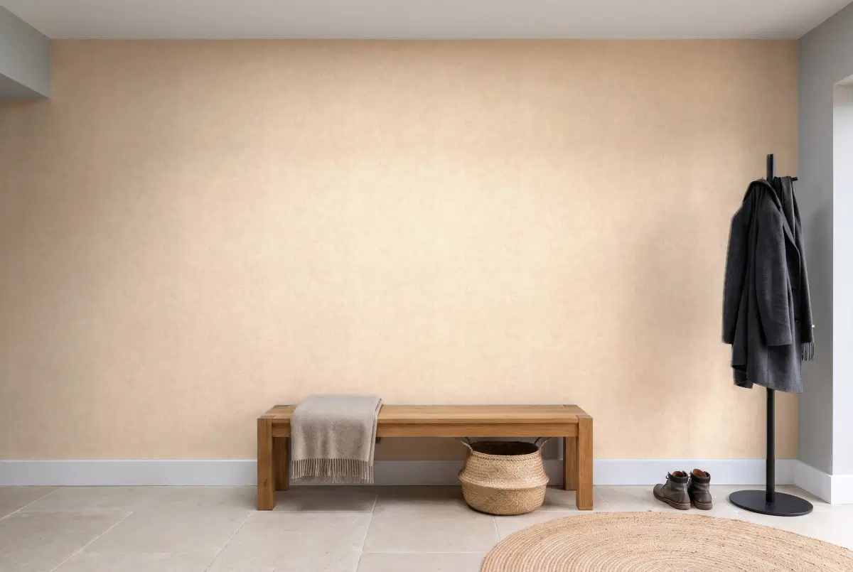 Шпалери Texdecor Patine2 штукатурка карамель PAE100221522 в інтер'єрі
