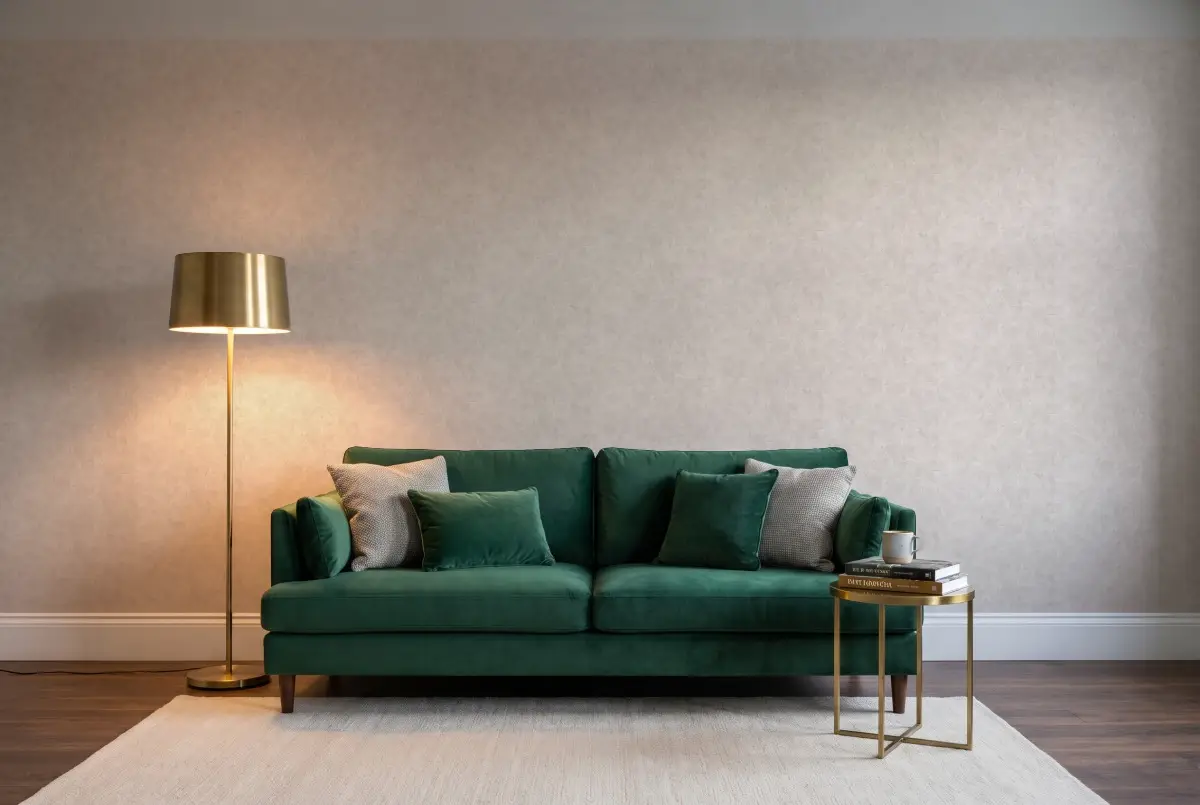 Шпалери Texdecor Patine2 штукатурка кофе с молоком PAE100221958 в інтер'єрі