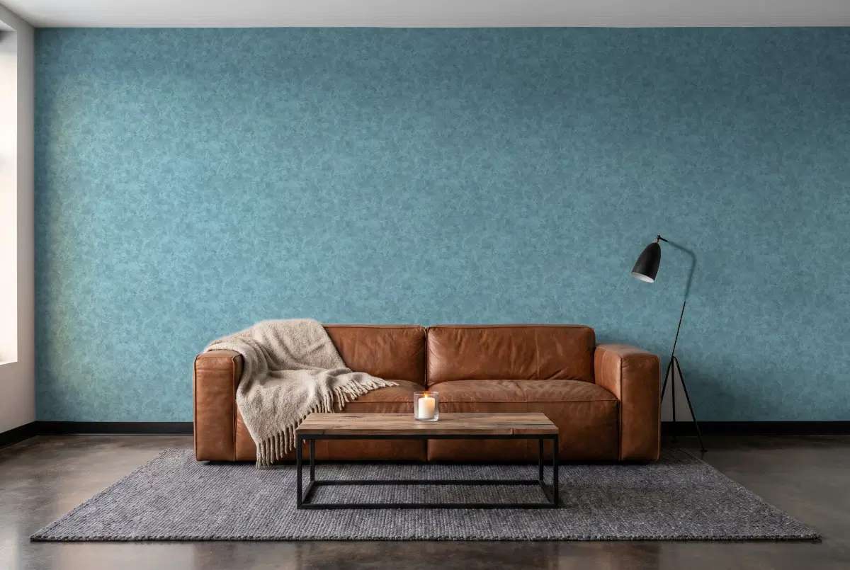 Шпалери Texdecor Patine2 штукатурка морська хвиля PAE100226576 в інтер'єрі