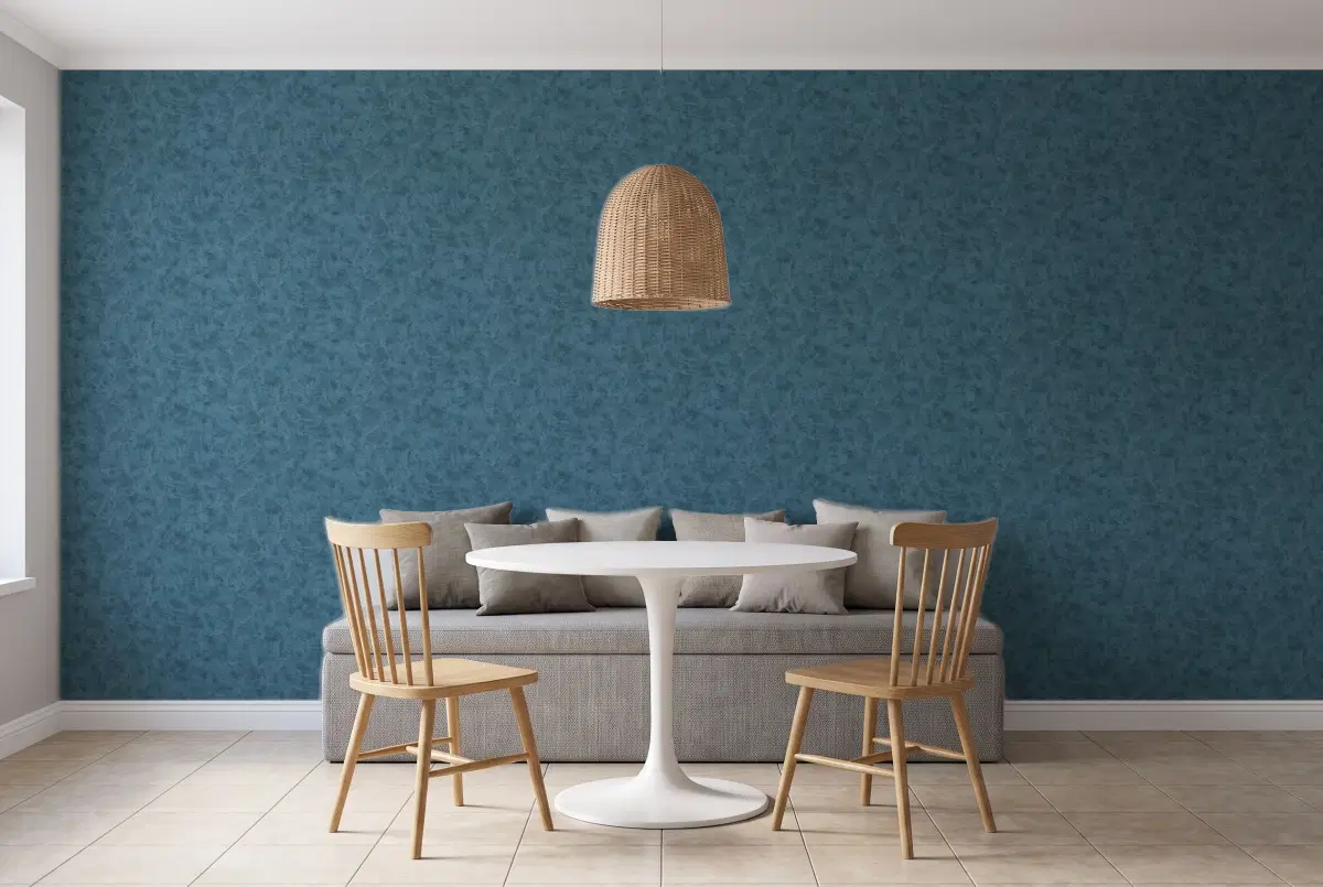 Шпалери Texdecor Patine2 штукатурка ярко-синій PAE100226830 в інтер'єрі