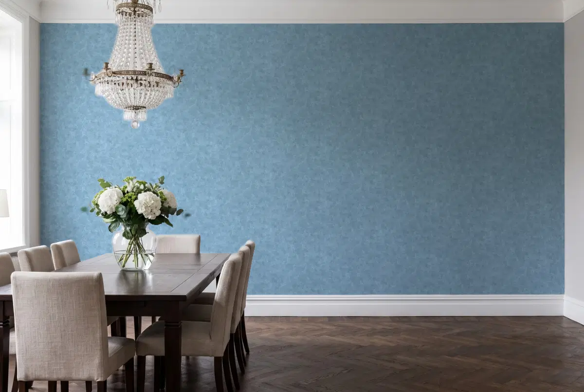 Шпалери Texdecor Patine2 штукатурка королевская синій PAE100226895 в інтер'єрі