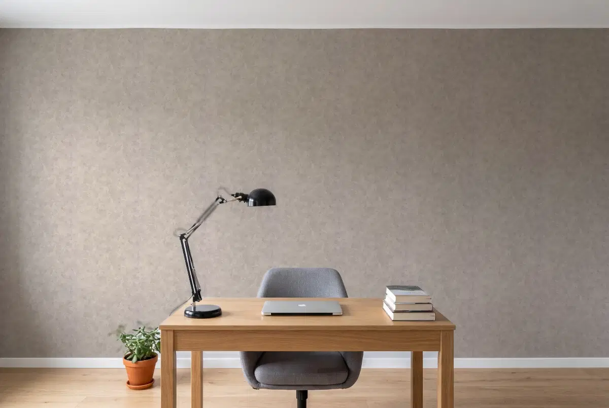 Шпалери Texdecor Patine штукатурка світло-коричневий PAI100222143 в інтер'єрі