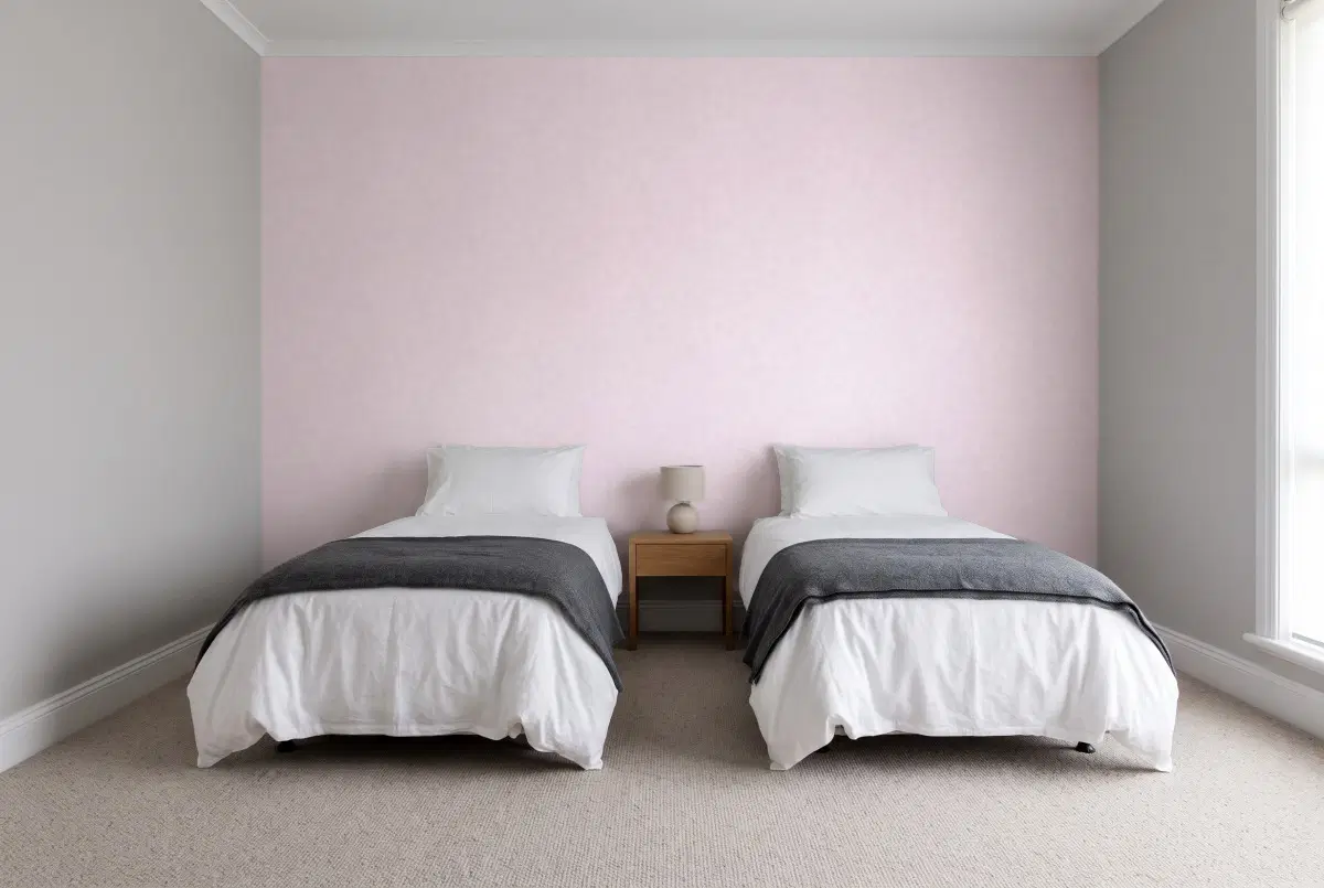 Шпалери Texdecor Patine штукатурка лиловая PAI100225061 в інтер'єрі