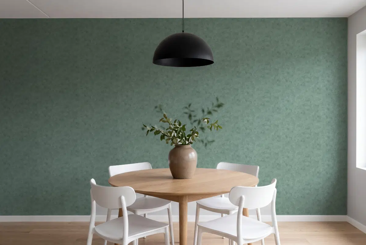 Шпалери Texdecor Patine штукатурка зелений PAI100227337 в інтер'єрі