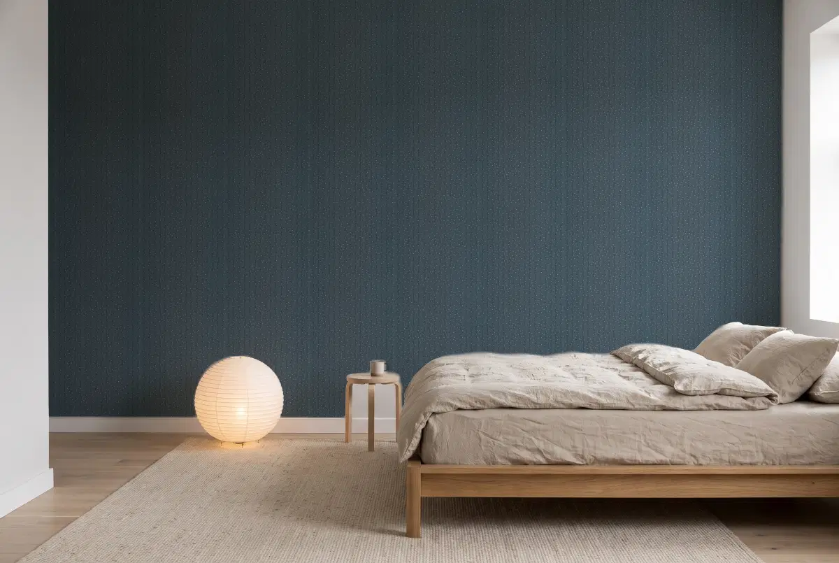 Шпалери Texdecor PtB нота синій PTB101836126 в інтер'єрі
