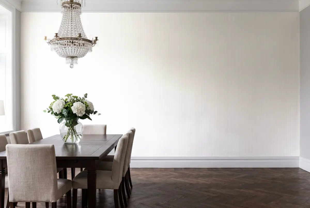 Шпалери Texdecor Rose & Nino точки бело-лиловые RONI29874137 в інтер'єрі