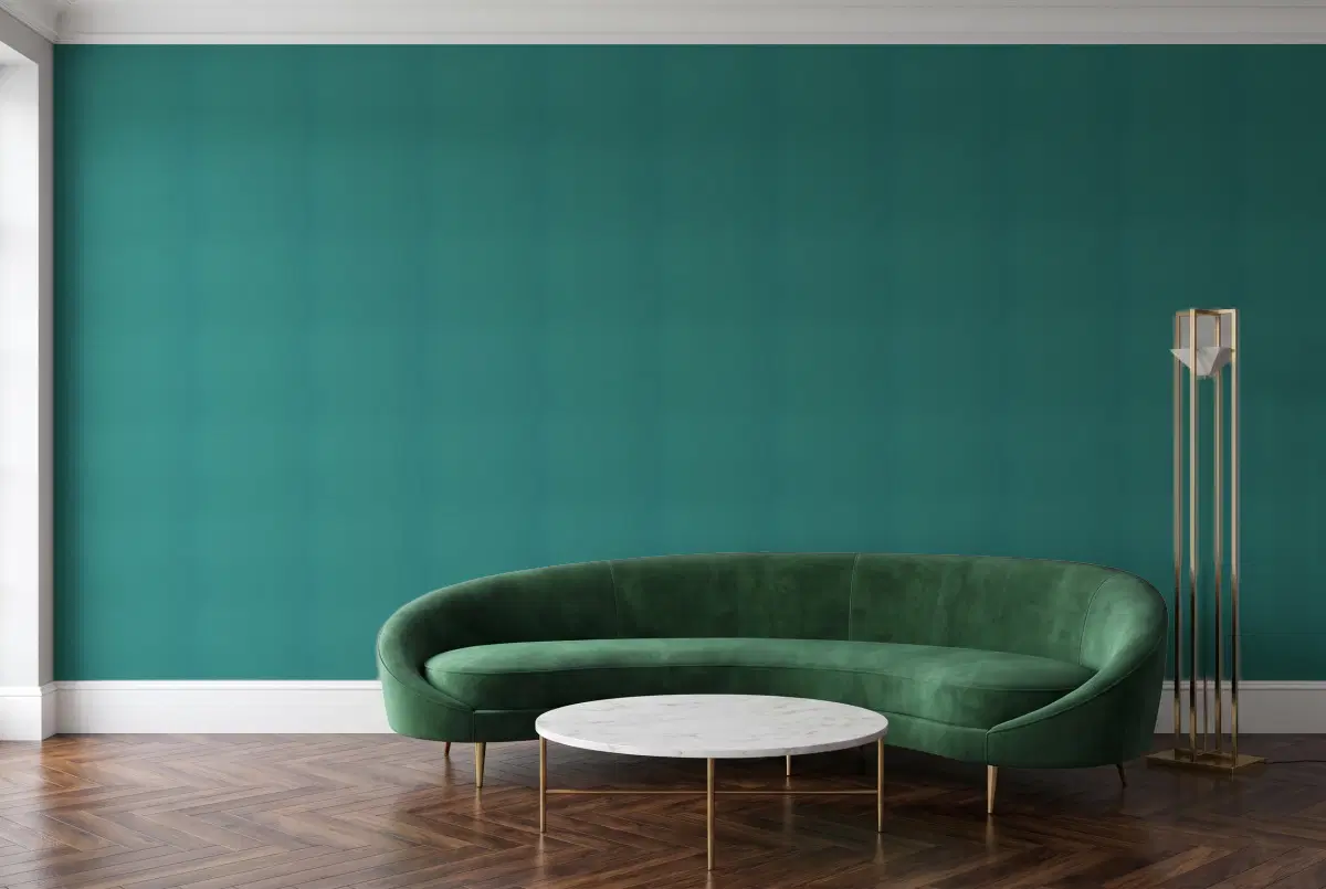 Шпалери Texdecor Rose & Nino фон зелений RONI69867717 в інтер'єрі