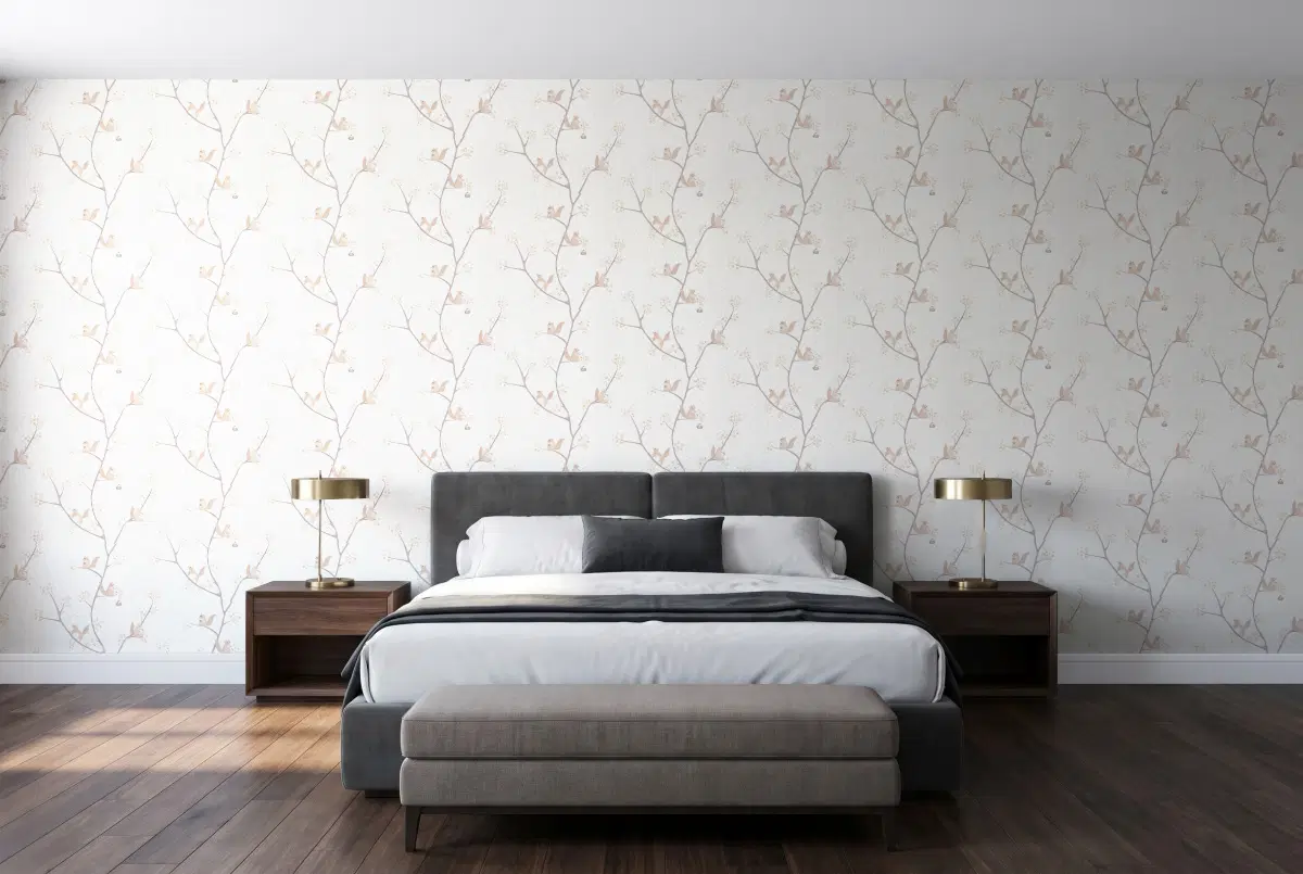 Шпалери Texdecor Rose & Nino дерево дубок бежевий RONI85611028 в інтер'єрі
