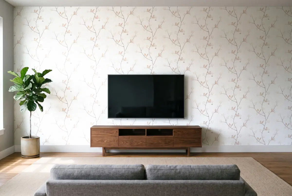 Шпалери Texdecor Rose & Nino дерево дубок бежевий RONI85611028 в інтер'єрі