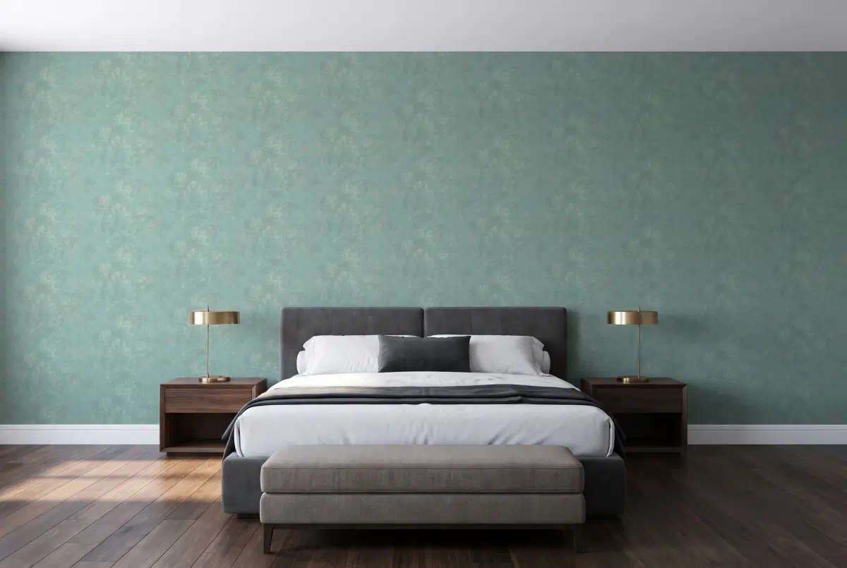 Шпалери Texdecor Stone пыльная бирюза STNE80837571 в інтер'єрі