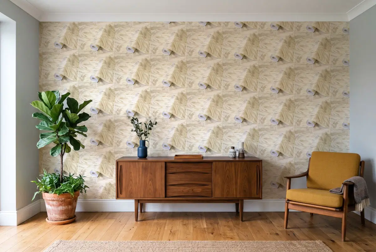 Шпалери Adawall Octagon розпродаж 1201-2 в інтер'єрі