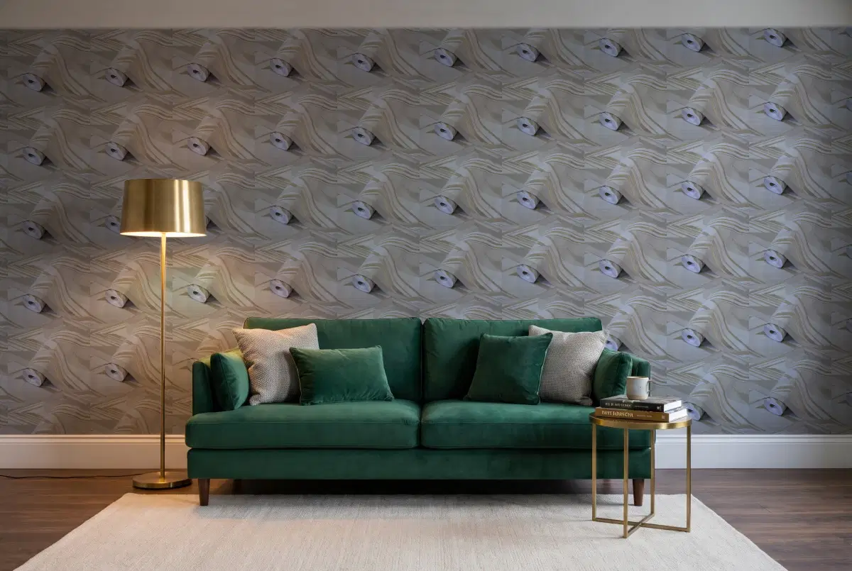 Шпалери Adawall Octagon розпродаж 1205-4 в інтер'єрі