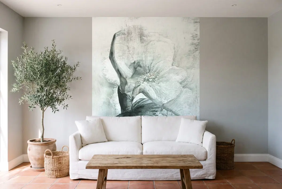 Шпалери Marburg Bloom 36392 2,7*2,12 панно в інтер'єрі