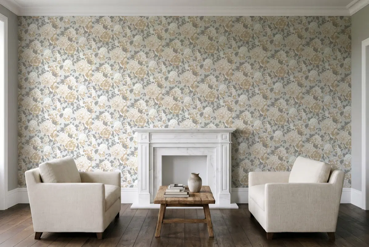 Шпалери Erismann Peonia 5123-31 Розпродаж в інтер'єрі