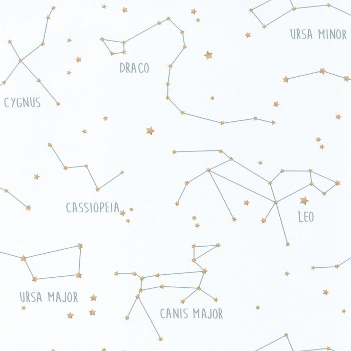 Texdecor Our Planet созвездие бело-блакитний OUP101917125