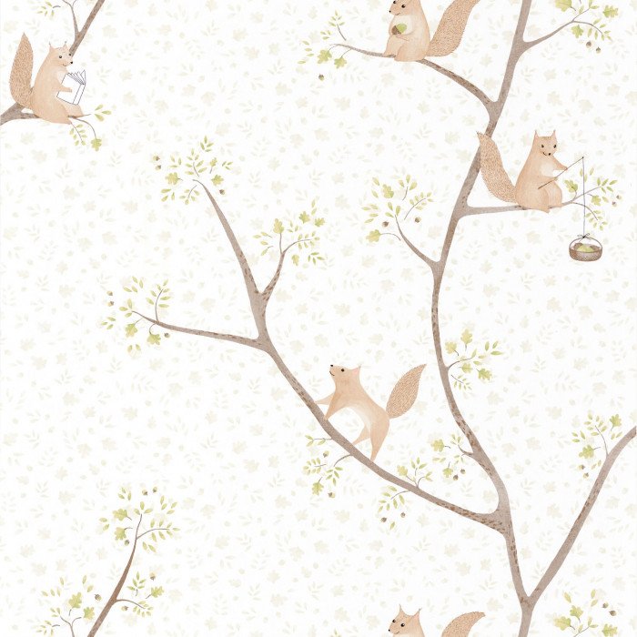 Шпалери Texdecor Rose & Nino дерево дубок оливка RONI85617110