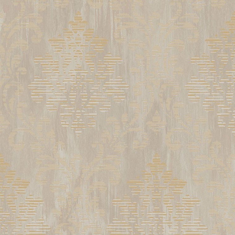 Шпалери Galerie MetallFX классика серо-золотистий (code B) W78179
