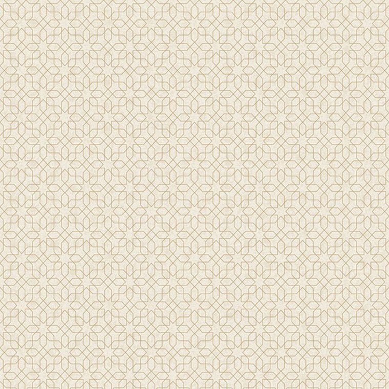 Шпалери Galerie MetallFX лабіринт кремово-золотистий (code B) W78184