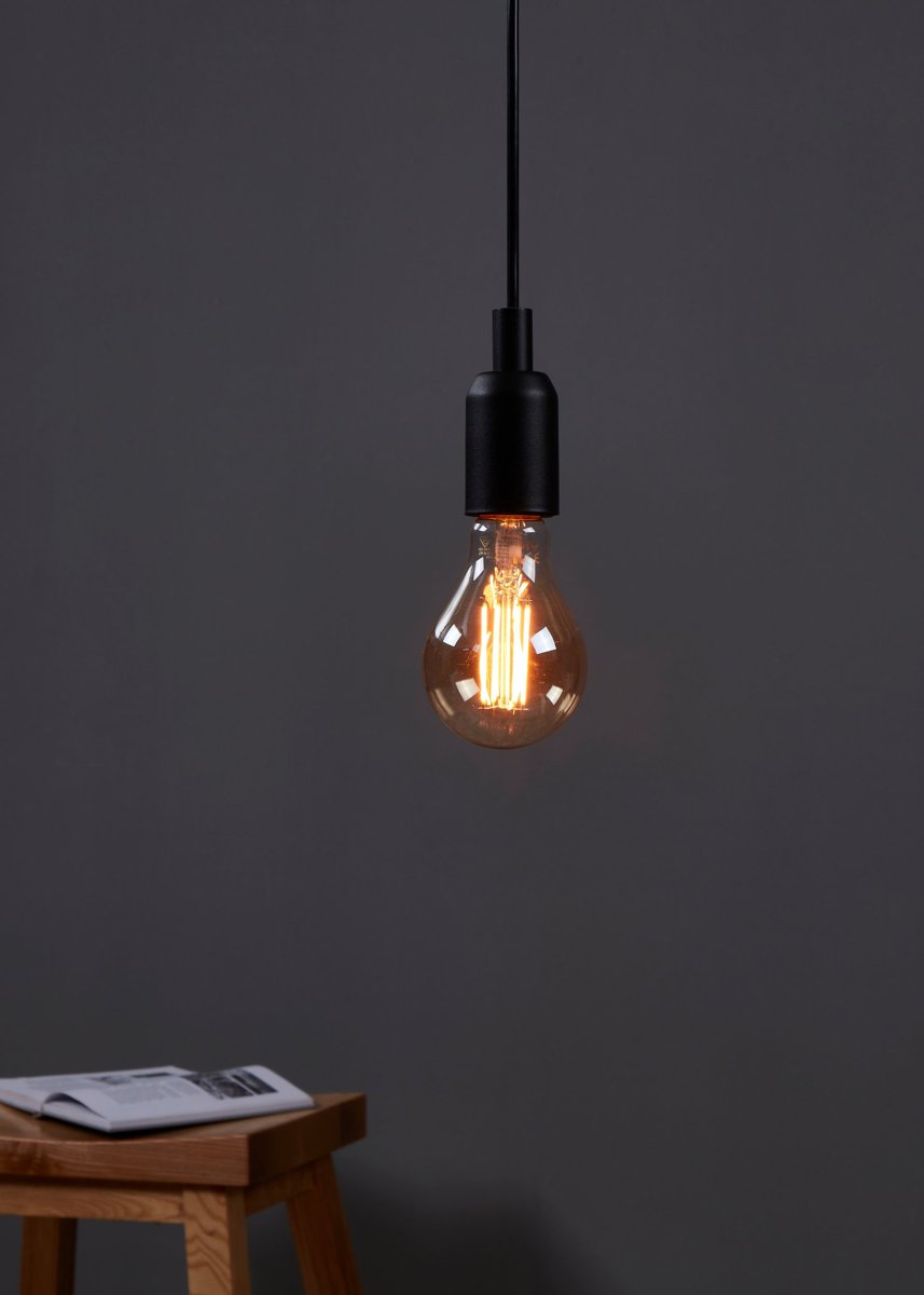 EGLO Лампа напівпровідникова LED 4W E27 А75 1700K бурштин 1шт