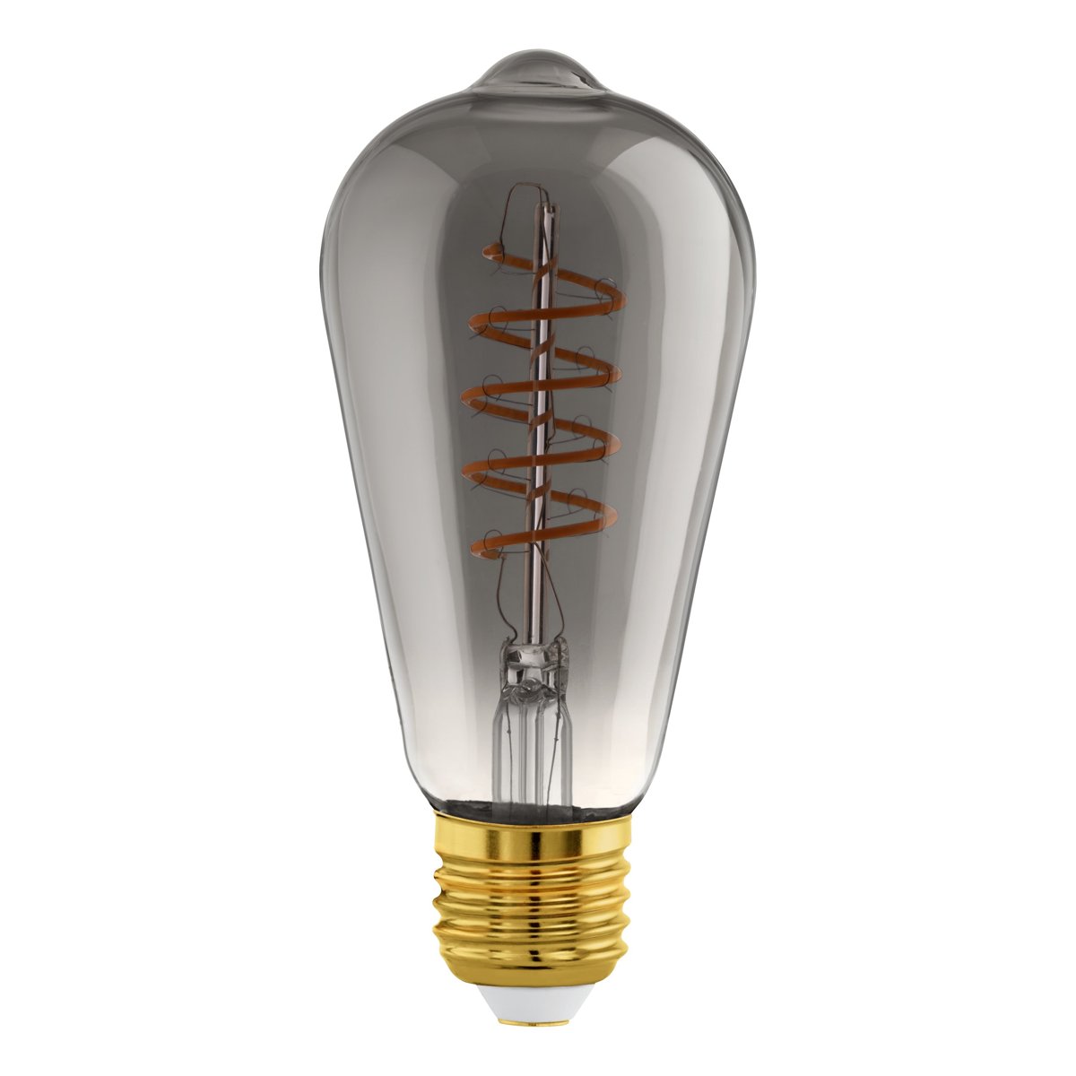EGLO Лампа напівпровідникова LED 4W E27 ST64 2000К димчаста 1шт