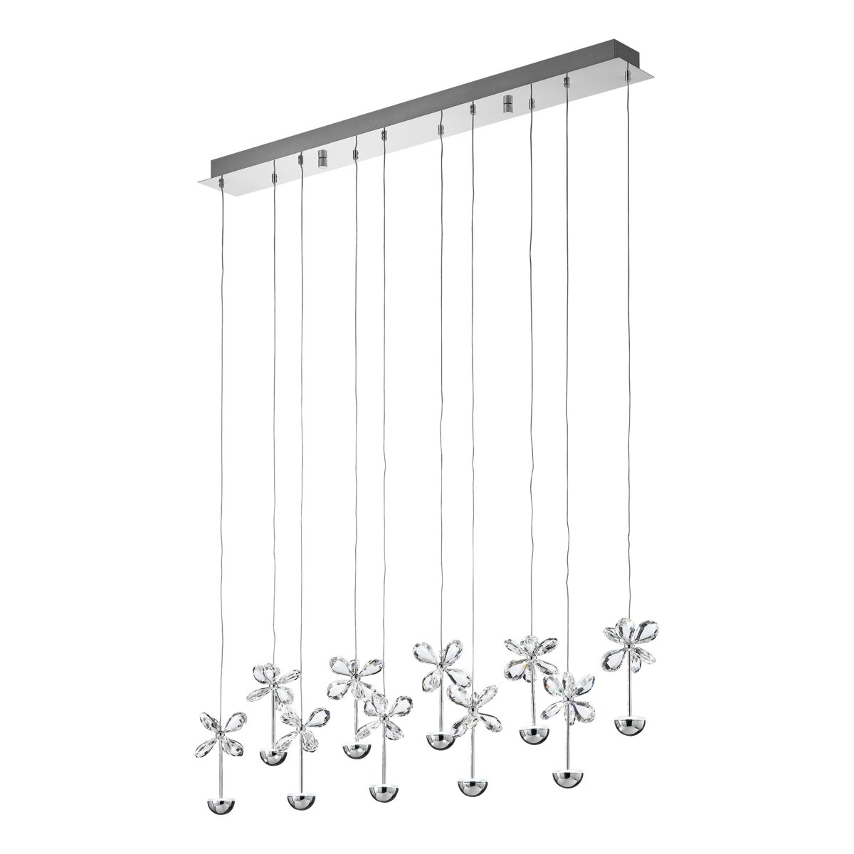 EGLO Люстра 25W LED довж-870 хром "Піянополі"