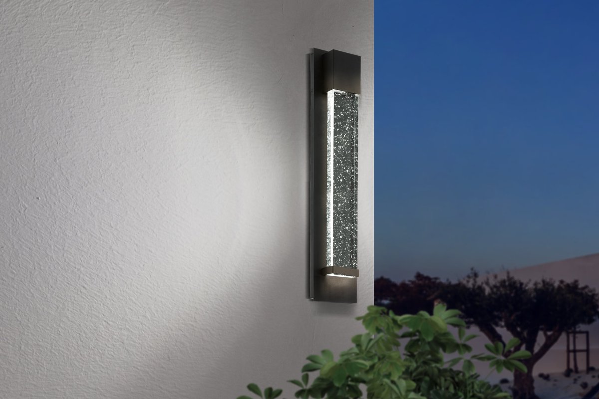 EGLO Бра вуличне/2 3,3W LED чорний "Вілаграція"