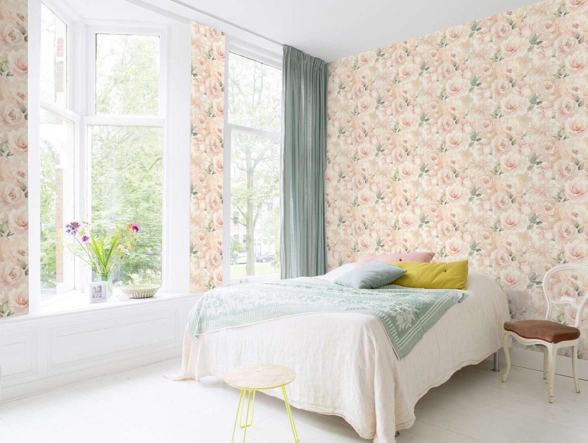 Rasch Peonies (2027) 582314 в інтер'єрі
