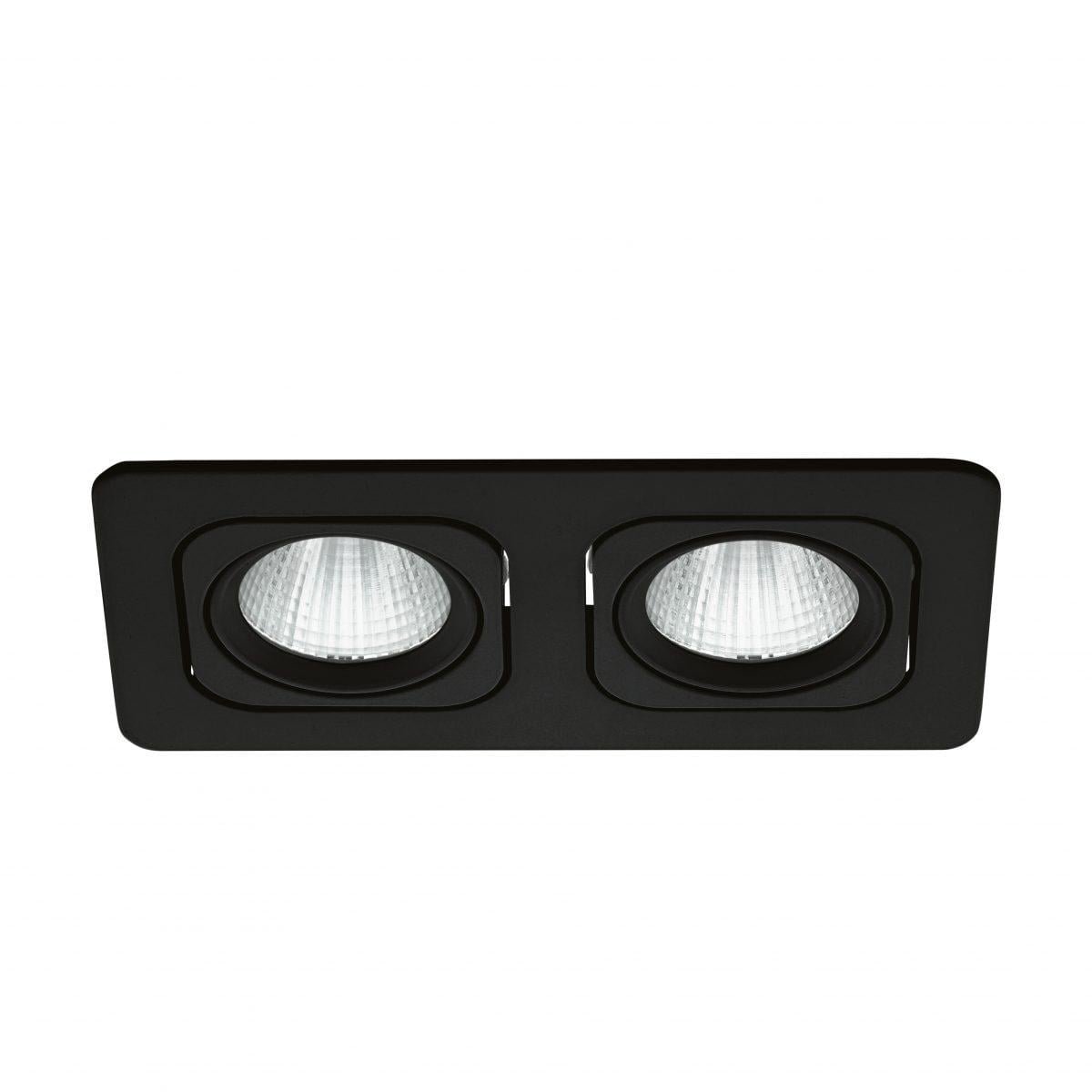 EGLO Світильник вбудований/2 6W LED 3000К чорний "Васелло Р2"