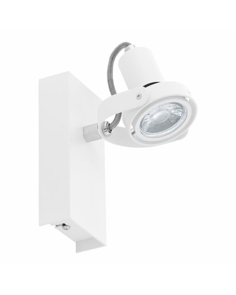 EGLO Бра/1 5W GU10 LED білий "Новоріо 1"