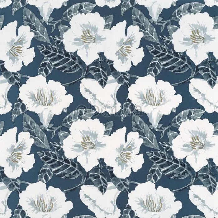 Texdecor PtB вьюнок синій PTB101796166